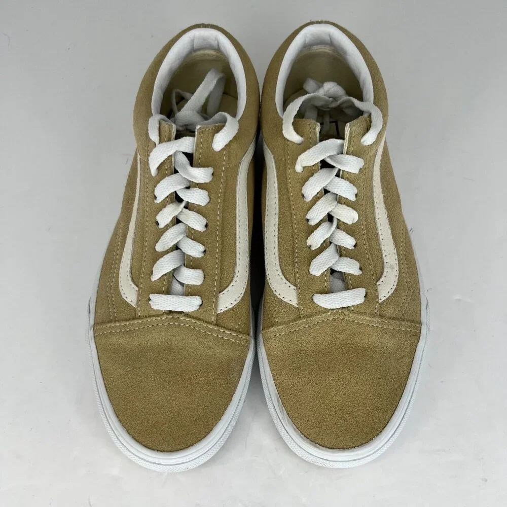 Vans Unisex 507452 Khaki Moonbeam Suede Old Skool Low Top Size 6M 7.5W Sneakers